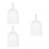 3Pcs Plastic Feeding Multi Function Livestock Poultry Scoop 5