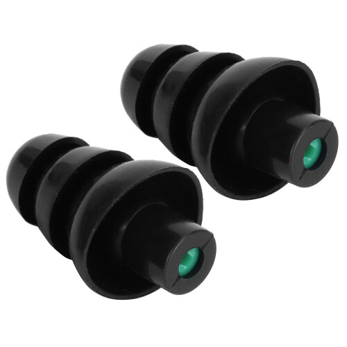 Black Reusable Ear Plugs Noise Reduction Waterproof with Filter 2