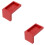 2Pcs Woodworking Ruler T Shape Measuring Tool 8