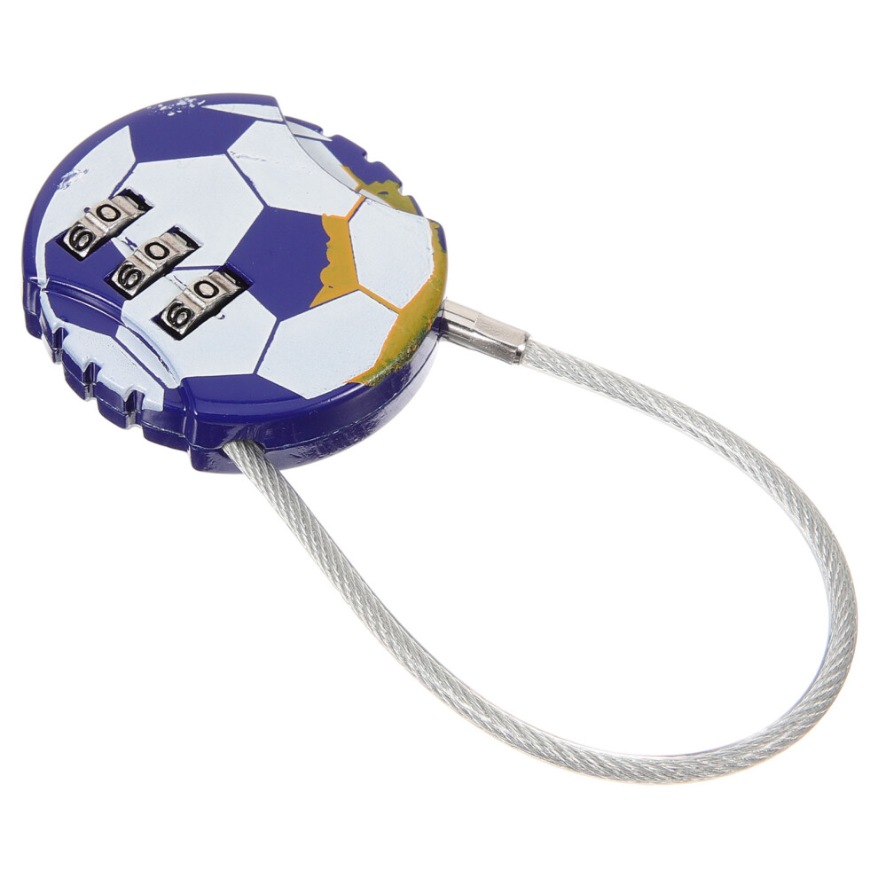 2Pcs Wire Lock Cable Drawer Security Lock Football Shape Box Accessory-image-OPC-PKY8X8P-NEW