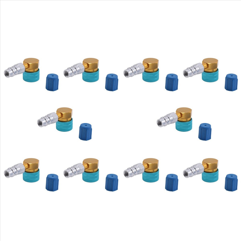 R1234yf-R134a Low Side Refrigerant Plus Fluorine Coupler Adapters 4851431294775