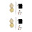 2 Sets Chakra Stones Natural Crystal For Meditation Assorted Color 5