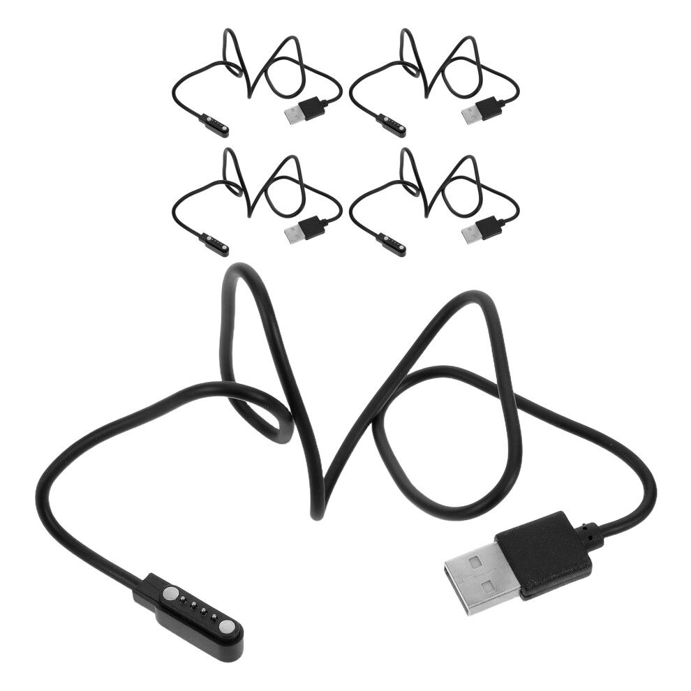25 Pcs Smartwatch Magnetic Charging Cable 4- Charge Data Cord 033200709596