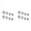 8 Pcs/Wood Dowel Centers Tenon Alignment Points Marker 6/8/10/12mm 1