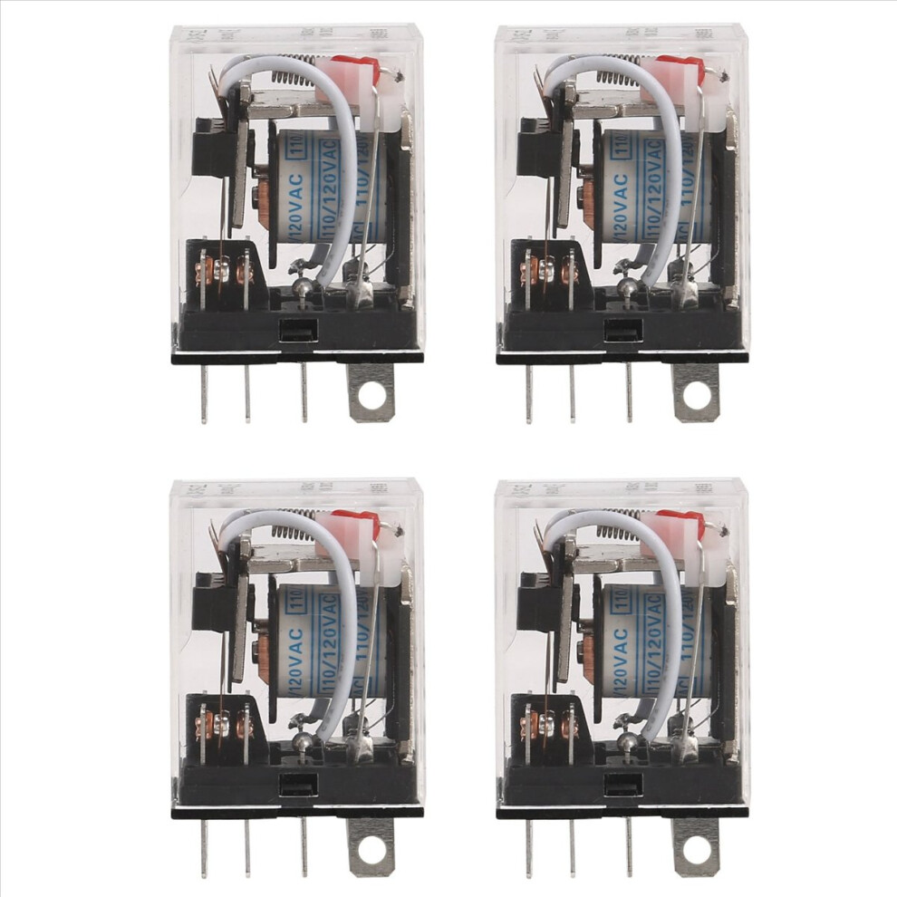 Jqx-13Fl Ac 110V Coil Dpdt 8-Pin 8P Electromagnetic Power Relay 4851431279055