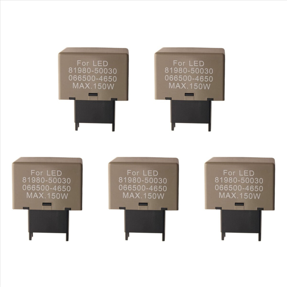 Car Accessories 8-Pin Electronic Flasher Relay Gray 4853702872224