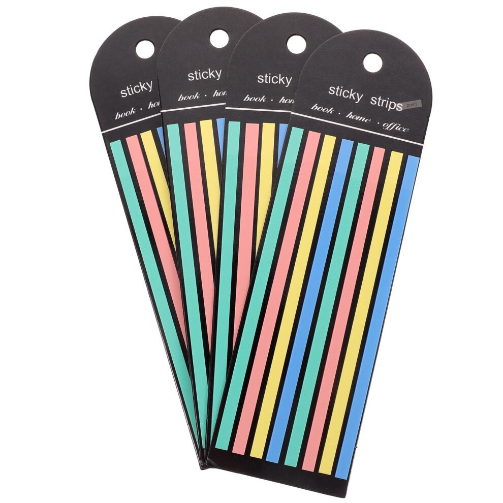 4Pcs Transparent Highlight Strips 4 Books Long Note Portable Markers-image-OPC-PKY8Y5C-NEW