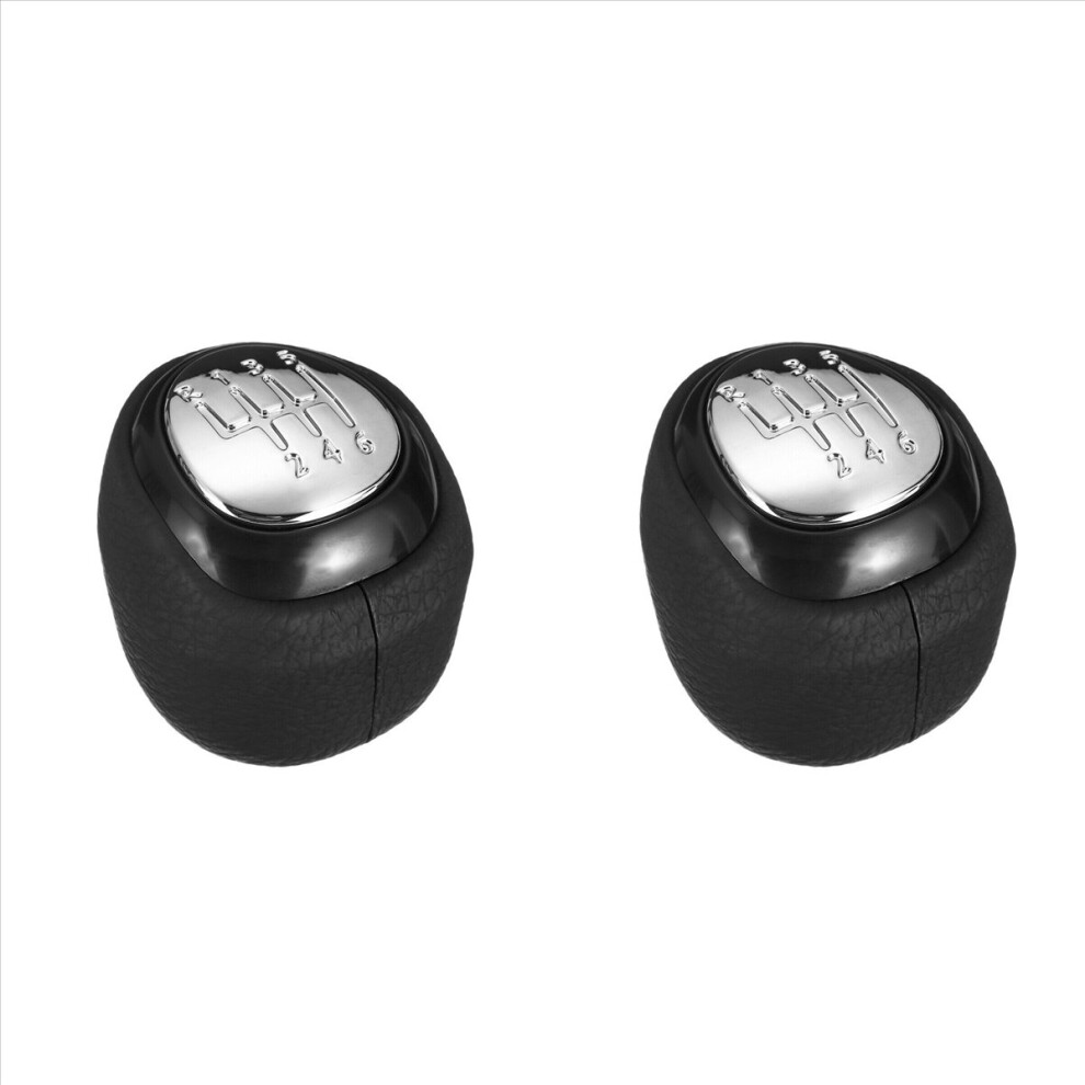 6 Speed Gear Shift Knob Leather Lever Shifter 4851431248495