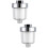 2Pcs Shower Head Water Filter Filtration System Nozzle 9