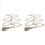 Moda Vintage Bronce cuarzo reloj de bolsillo Collar pendiente () 1