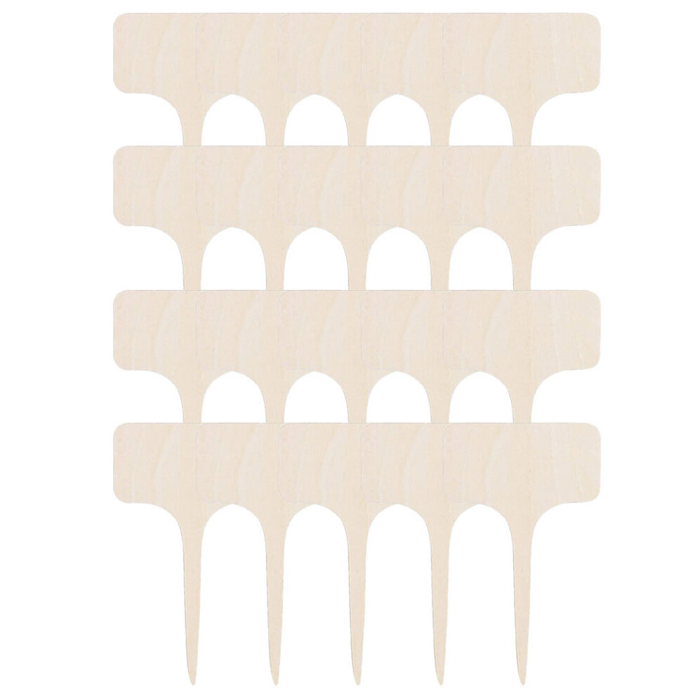 100 Pcs Unfinished Wooden Plant Labels For Flower Succulent ID-image-OPC-PKY8YHP-NEW