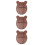 3Pcs 8 Key Kalimba Bottom Plate Solid Wood Base Replacement 9