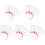 80 Pcs Stainless Steel Hot Curler Clips Replacement Rollers Securing Pin 4