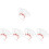 80 Pcs Stainless Steel Hot Curler Clips Replacement Rollers Securing Pin 7