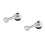 2 Pcs Shower Head Nozzle Bracket For Shampoo Bed Spray Fixing Base 11