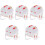 10 Pcs Wrist Pin Cushion For Needlework Sewing 5