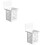 2Pcs Wall Hanging Chopsticks Storage Cage Multi Function Organizer 6