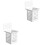 2Pcs Wall Hanging Chopsticks Storage Cage Multi Function Organizer 3