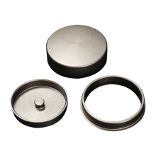 2Sets Wear-Resistant Grey Tea Pot Lid Sealing Household Tea Jar Cover