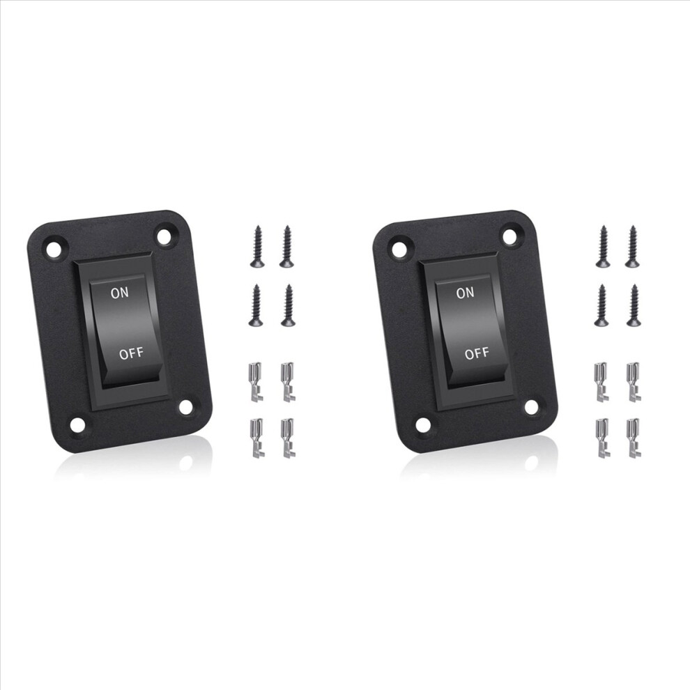 On-Off Switch 12V 20A 4 Pins Dpst Rocker Switch Panel Rv Switch Light 4853702880762