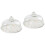 2Pcs Marbled Ceramic Cake Dessert Plate With Cover 4
