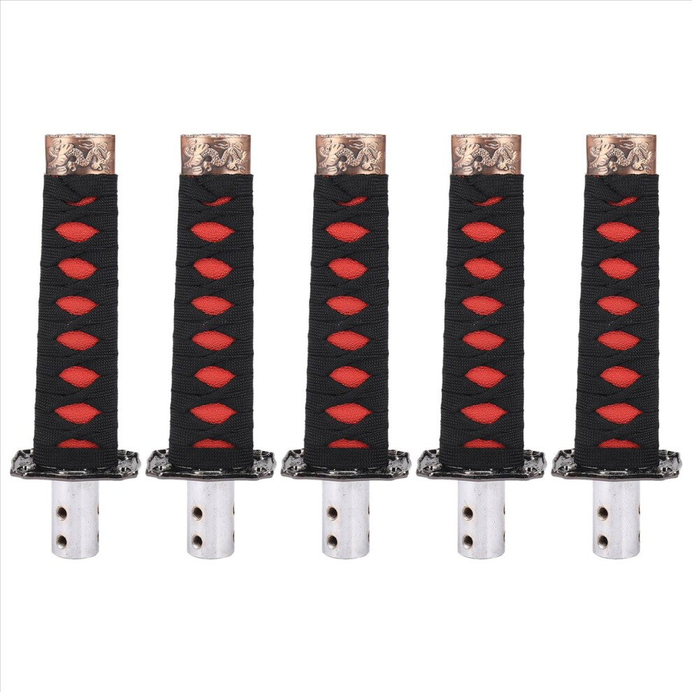 Universal Samurai Sword Knob Shifter Katana Metal + 15Cm Black/Red 4853702865479
