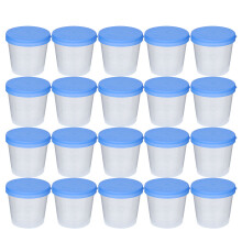 200 Pcs 40ml Plastic Sterile Urine Cups With Lids For Collection