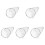 5Pcs Fish Landing Net Replaceable Folding Fishing Net 2