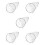 5Pcs Fish Landing Net Replaceable Folding Fishing Net 8