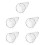 5Pcs Fish Landing Net Replaceable Folding Fishing Net 6