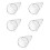5Pcs Fish Landing Net Replaceable Folding Fishing Net 7