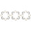30 Pcs D-Shaped Metal Rings Replacement Diy Bag Accessories 4