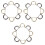 30 Pcs D-Shaped Metal Rings Replacement Diy Bag Accessories 3