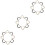 30 Pcs D-Shaped Metal Rings Replacement Diy Bag Accessories 5