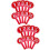 20 Pcs Score Paddles Handheld Number Boards With Practical Handles 10
