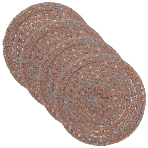 12 Pcs Woven Round Cup Coasters For Home