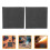 4 Pcs Graphite Carbon Felt High Temp Welding Blanket Insulation Mat 11