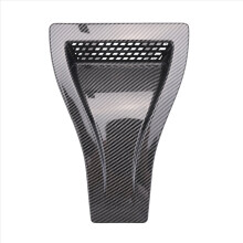 Universal Motorhjelm Ventilation Luftindtagsdæksel Carbon Look Bildele