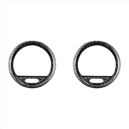 Interior Carbon Fiber Air Vent Panel Trim for 500 12-19
