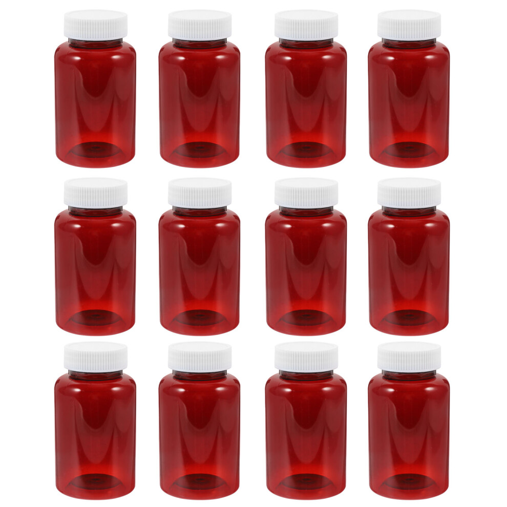 Aboofan 60 Pcs Empty Plastic Medicine Containers With Caps