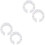 4 Pcs Transparent Rubber Car Spring Buffers For Vehicle Modification 3