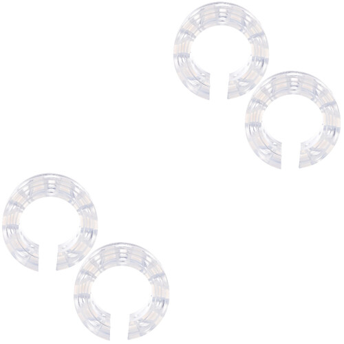 4 Pcs Transparent Rubber Car Spring Buffers For Vehicle Modification 2