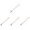 4Pcs 1/4 Violin Bow Replacement Wooden Practice Bow Supply 2