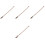 4Pcs 1/4 Violin Bow Replacement Wooden Practice Bow Supply 3