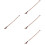 4Pcs 1/4 Violin Bow Replacement Wooden Practice Bow Supply 6