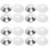 16 Pcs Wall Pipe Cover Round Collars Decoration 7