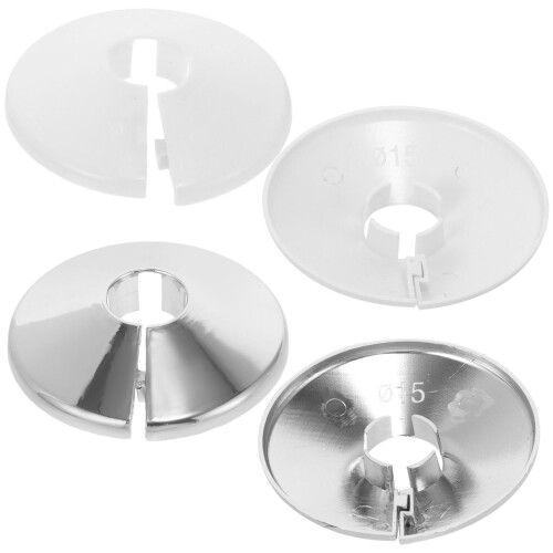 16 Pcs Wall Pipe Cover Round Collars Decoration 2