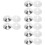 16 Pcs Wall Pipe Cover Round Collars Decoration 8