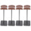 4Pcs Headphone Holder Tabletop Display Rack For Earphones 6