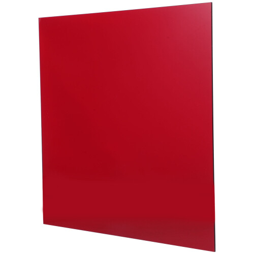 2Pcs Red Acrylic Sheet Translucent Panel For Craft Wall Decor 2